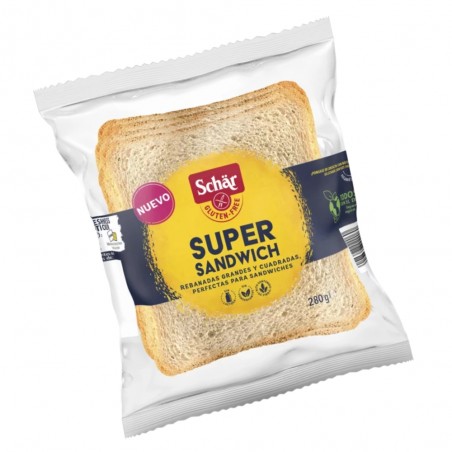 SUPER SANDWICH SIN GLUTEN 280G SCHAR
