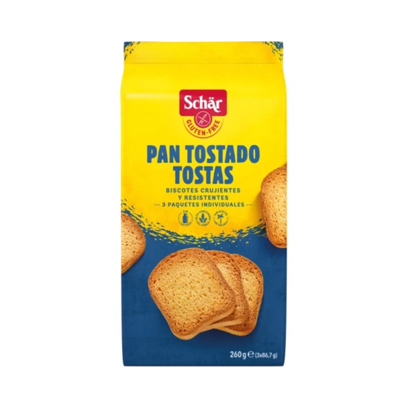 PAN TOSTADO TOSTAS SIN GLUTEN 260G SCHAR PAN TOSTADO TOSTAS SIN GLUTEN 260G SCHAR