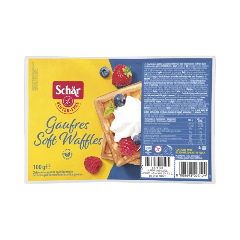GOFRES SIN GLUTEN 100G SCHAR GOFRES SIN GLUTEN 100G SCHAR