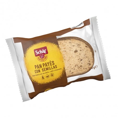 PAN PAYES CON SEMILLAS SIN GLUTEN 250G SCHAR