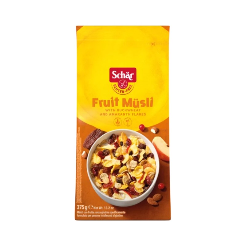 MUESLI DE FRUTAS SIN GLUTEN 375G SCHAR MUESLI DE FRUTAS SIN GLUTEN 375G SCHAR