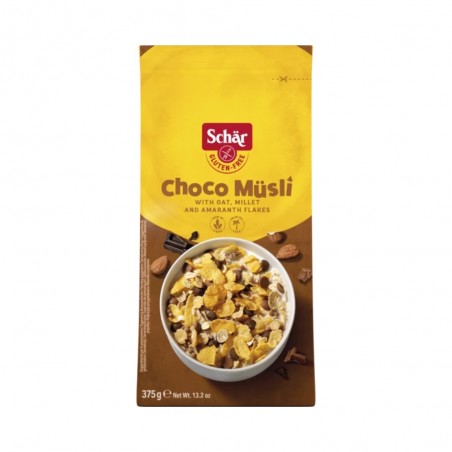 CHOCO MUESLI SIN GLUTEN 375G SCHAR
