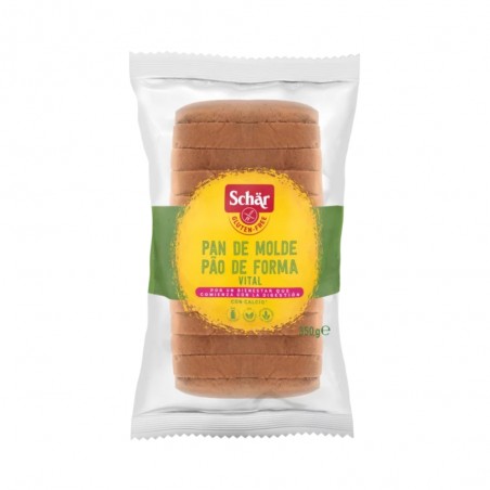 PAN MOLDE VITAL SIN GLUTEN 350G SCHAR