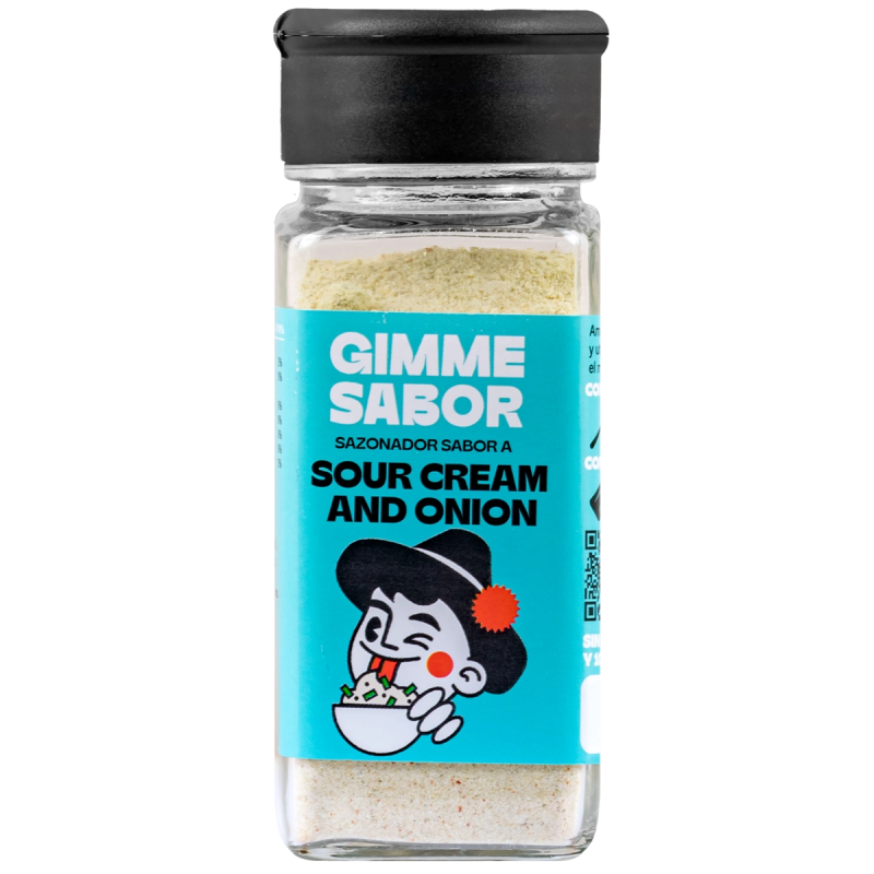 SAZONADOR VEGANO SOUR CREAM&ONION ECO 55G GUIMARANA SAZONADOR VEGANO SOUR CREAM&ONION ECO 55G GUIMARANA