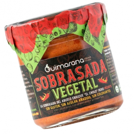 SOBRASADA VEGETAL PICANTE TARRO 130GR GUIMARANA