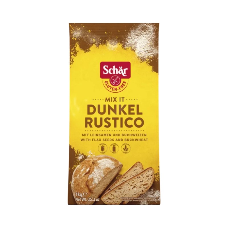 HARINA MIX RUSTICO DUNKEL SIN GLUTEN 1KG SCHAR HARINA MIX RUSTICO DUNKEL SIN GLUTEN 1KG SCHAR