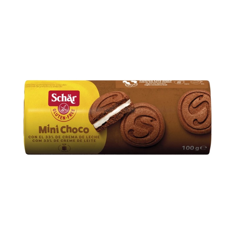 MINI CHOCO SIN GLUTEN 100G SCHAR MINI CHOCO SIN GLUTEN 100G SCHAR
