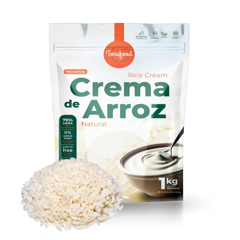 CREMA DE ARROZ NEUTRA 1000G TORAFOOD CREMA DE ARROZ NEUTRA 1000G TORAFOOD