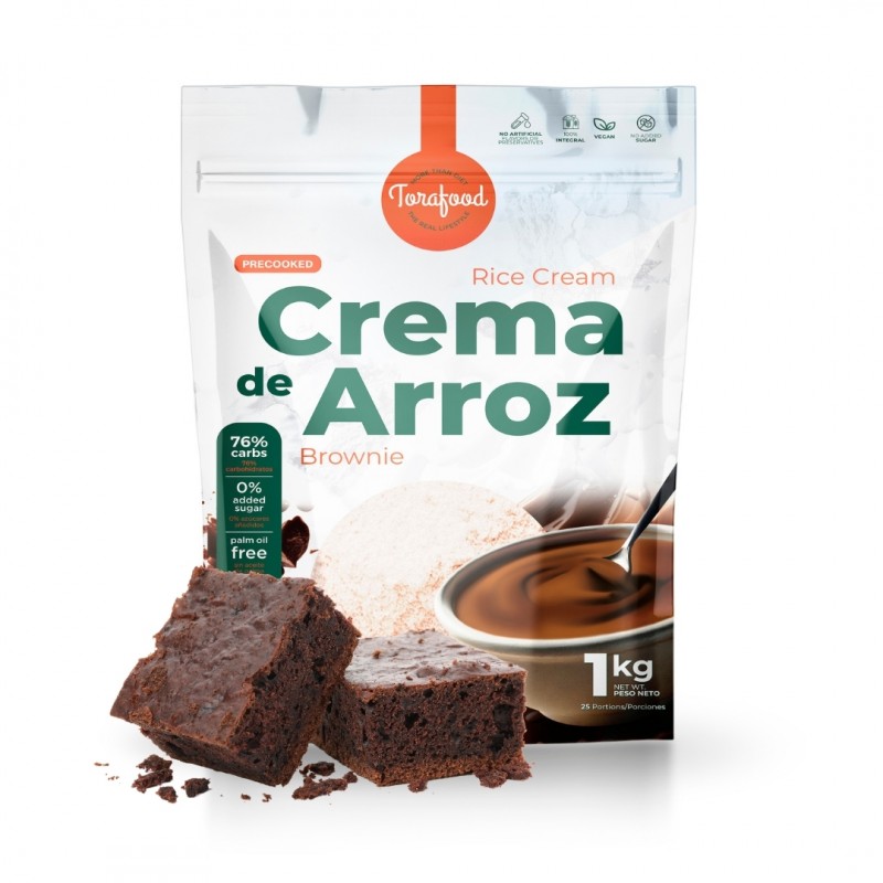 CREMA DE ARROZ BROWNIE 1000G TORAFOOD