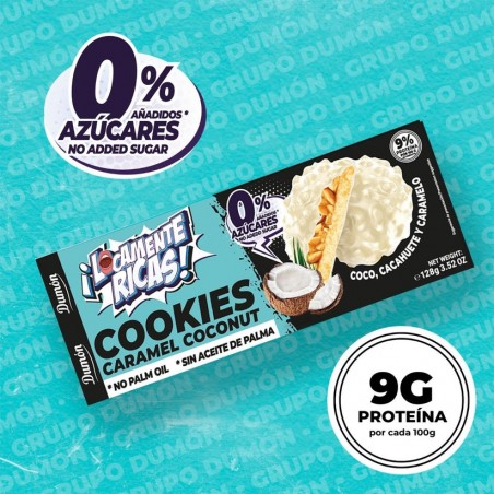 GALLETA COCO CACAHUETE Y CARAMELO LOCAMENTE RICAS 100G DUMON