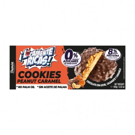 GALLETA CHOCO-LECHE CACAHUETE CARAMELO LOCAMENTE RICAS 100G DUMON
