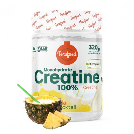 CREATINA CREAPURE 320G SABOR PIÑA COLADA TORAFOOD