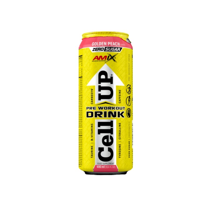 PRO CELL UP PRE-WORK DRINK 500ML GOLDEN PEACH AMIX