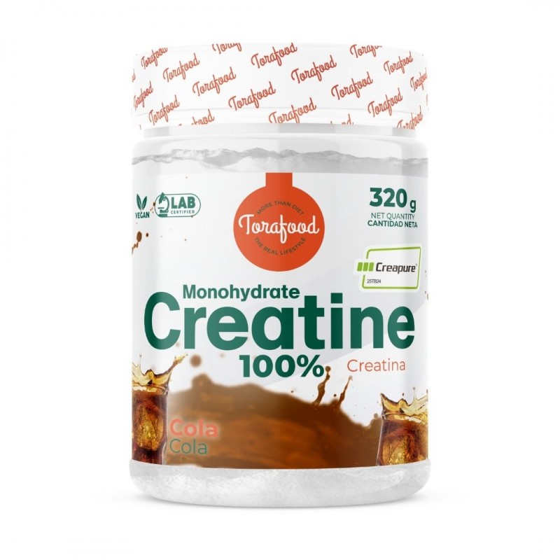 CREATINA CREAPURE 320G SABOR COLA TORAFOOD