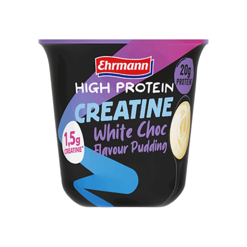 HIGH PROTEIN CREATINE PUDDING SABOR CHOCOLATE BLANCO EHRMANN HIGH PROTEIN CREATINE PUDDING SABOR CHOCOLATE BLANCO EHRMANN