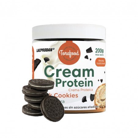 CREMA PROTEICA BLACK COOKIES CHIPS 200G TORAFOOD