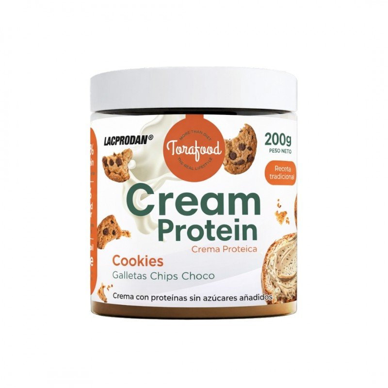 CREMA PROTEICA COOKIES CHIPS 200G TORAFOOD CREMA PROTEICA COOKIES CHIPS 200G TORAFOOD