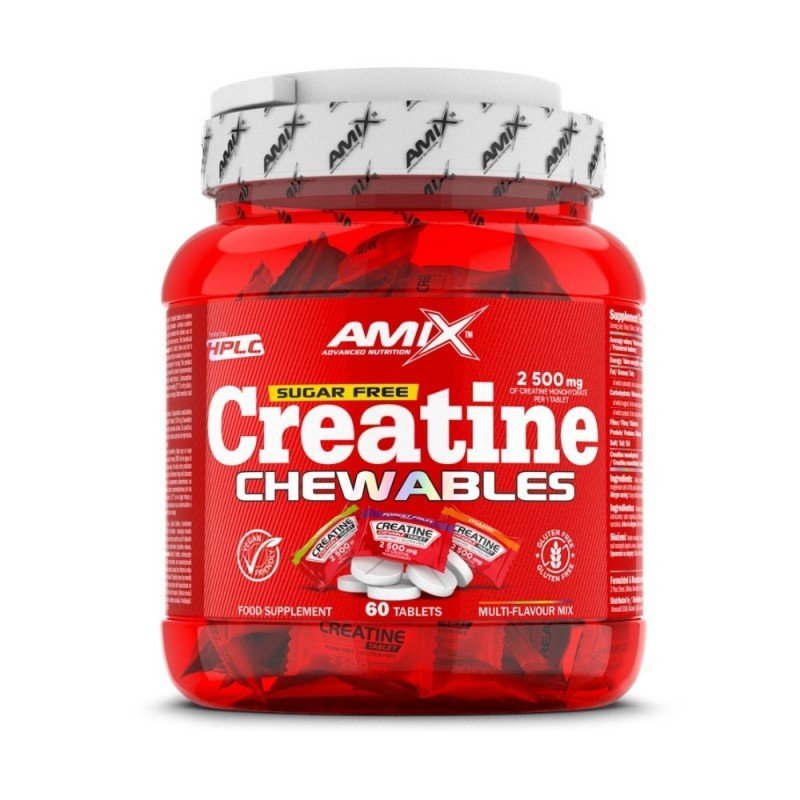 CREATINA MONOHIDRATO MASTICABLE 60 TABLETAS AMIX