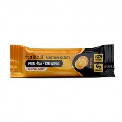 BARRITA DE PROTEINA + COLAGENO NARANJA CHOCOLATE 50G FORTICOLL