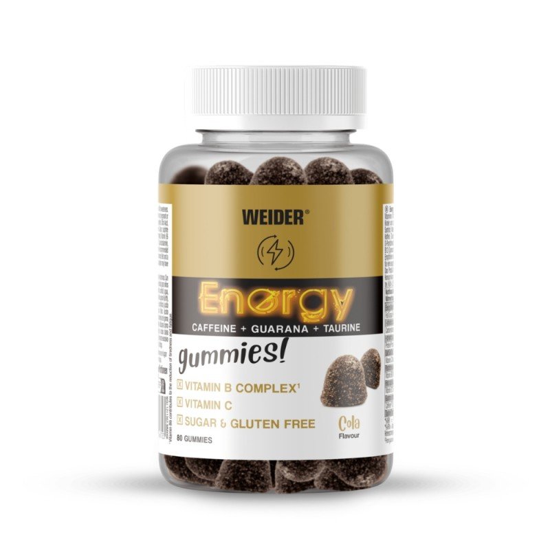 GUMMIES ENERGY CAFEINA COLA 80 GOMINOLAS WEIDER