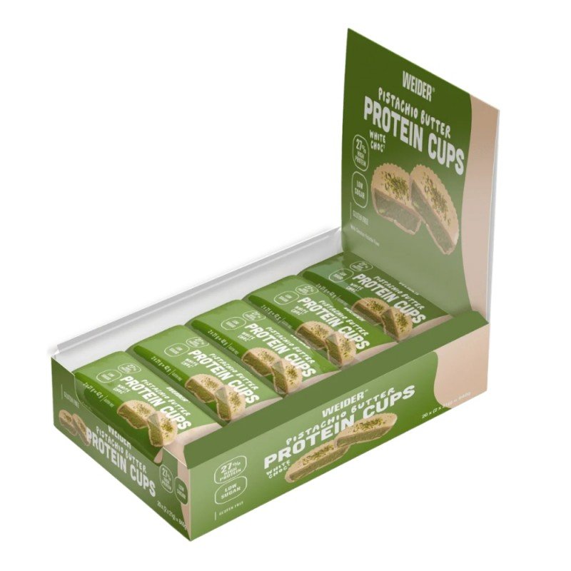 PROTEIN CUPS PISTACHO BUTTER 20x42G WEIDER PROTEIN CUPS PISTACHO BUTTER 20x42G WEIDER