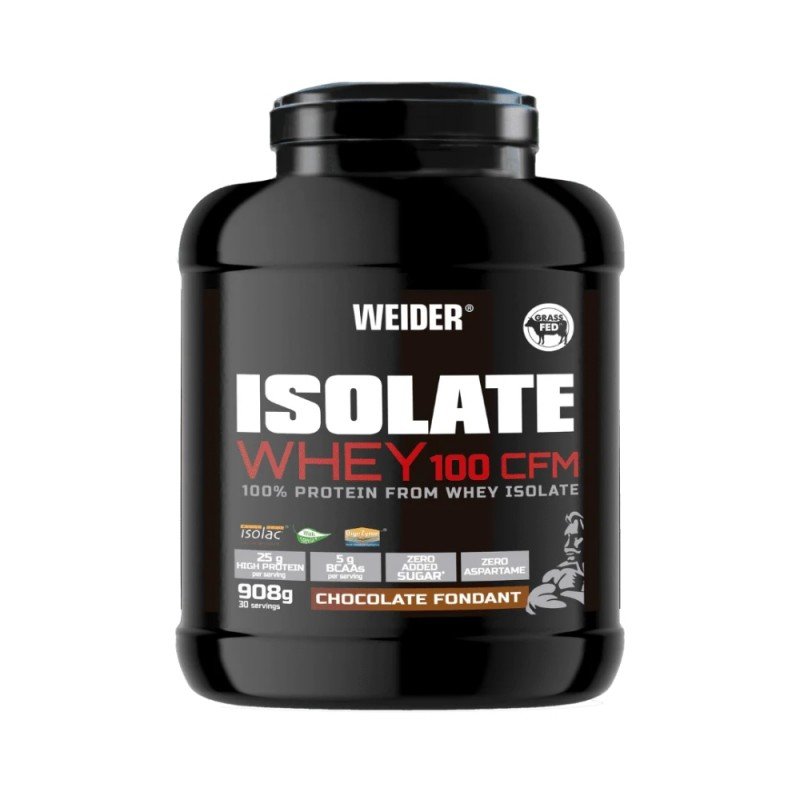 PROTEINA ISOLATE WHEY 100 CFM CHOCOLATE FONDANT 908G WEIDER PROTEINA ISOLATE WHEY 100 CFM CHOCOLATE FONDANT 908G WEIDER