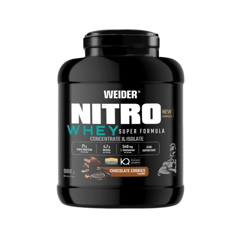 PROTEINA NITRO WHEY SUPER FORMULA CHOCOLATE COOKIES 908G WEIDER