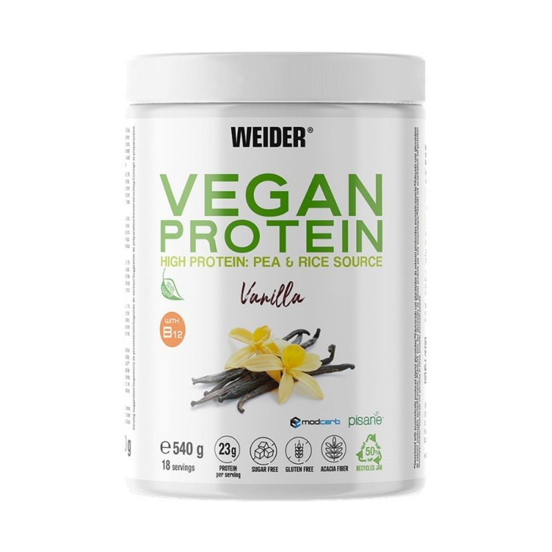 PROTEINA VEGANA VAINILLA 540G WEIDER PROTEINA VEGANA VAINILLA 540G WEIDER