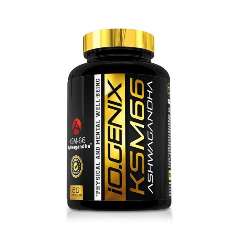 ASHWAGANDHA KSM66 300MG 60 CAPS IOGENIX