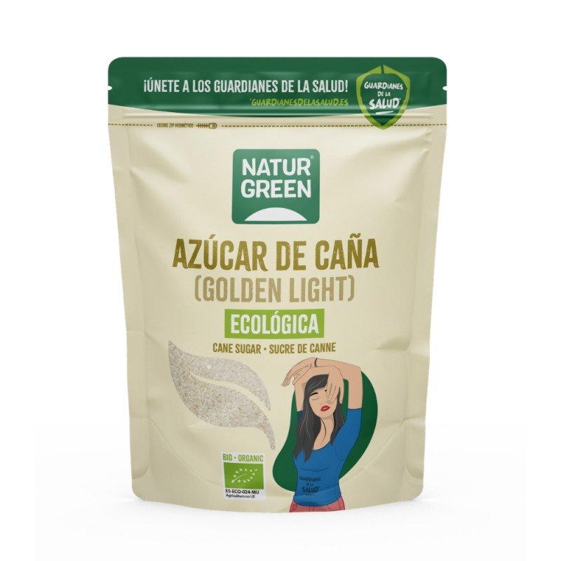 AZUCAR CAÑA GOLDEN LIGHT ECOLOGICA 500G NATURGREEN AZUCAR CAÑA GOLDEN LIGHT ECOLOGICA 500G NATURGREEN