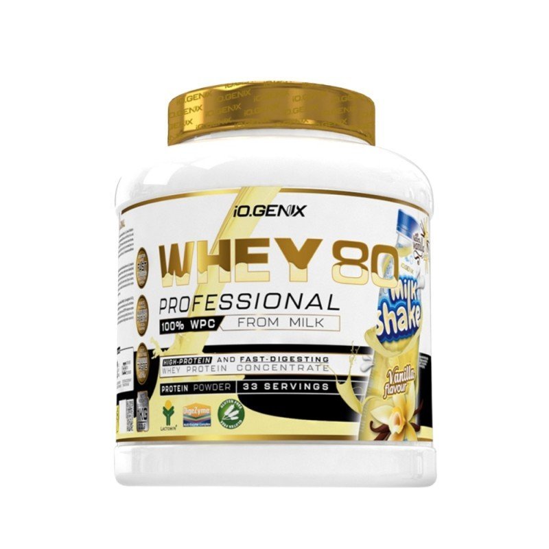PROTEINA WHEY 80 PROFESSIONAL VAINILLA 1KG IOGENIX