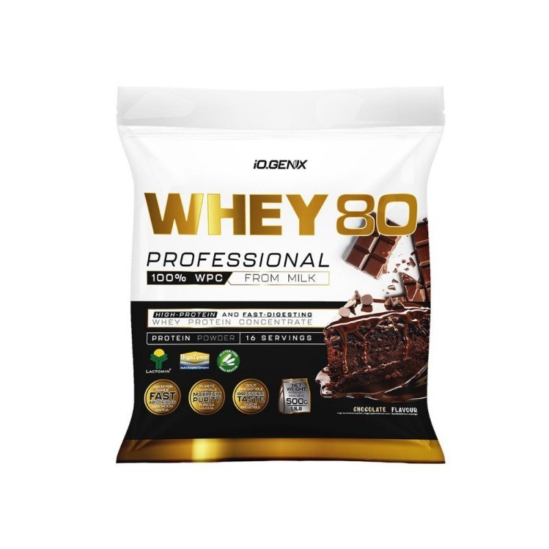 PROTEINA WHEY 80 PROFESSIONAL CHOCOLATE 500G IOGENIX