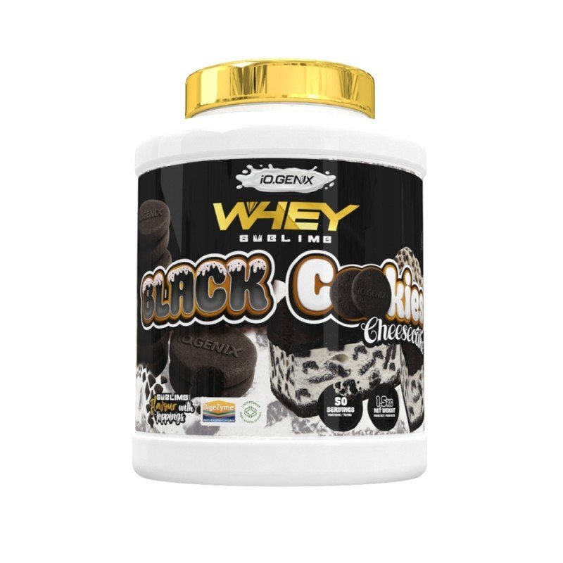 PROTEINA WHEY SUBLIME BLACK COOKIES CHEESECAKE 1.5KG IOGENIX PROTEINA WHEY SUBLIME BLACK COOKIES CHEESECAKE 1.5KG IOGENIX
