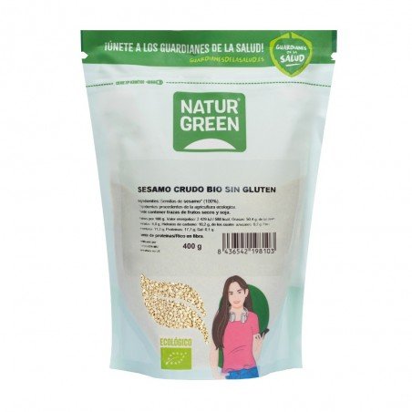 SEMILLAS DE SESAMO CRUDO BIO 400GR NATURGREEN