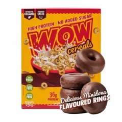 CEREALES PROTEICOS MINIDONA RINGS 250G WOW CEREALS