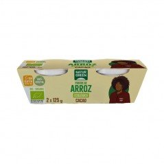 POSTRE ARROZ CACAO BIO. 2x125GR. NATURGREEN