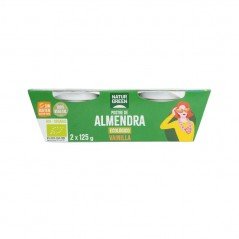 POSTRE ALMENDRA VAINILLA BIO. 2x125GR. NATURGREEN