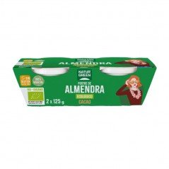 POSTRE ALMENDRA CACAO BIO. 2x125GR. NATURGREEN