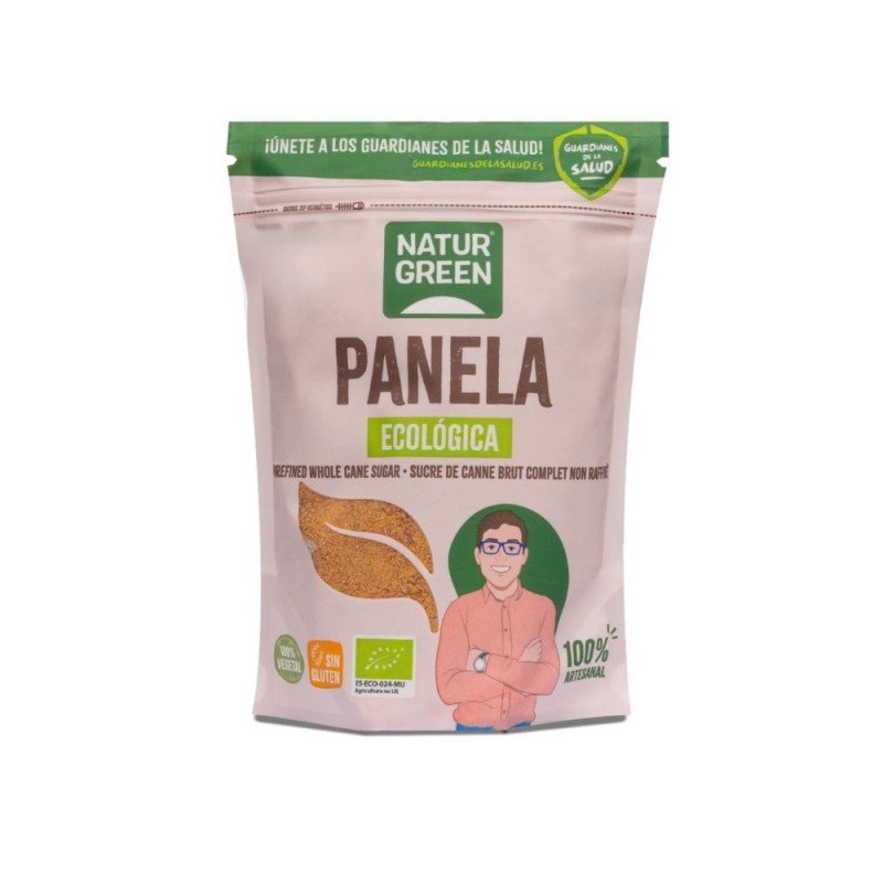 PANELA (AZUCAR CAÑA CRIST.) BIO.500GR. NATURGREEN PANELA (AZUCAR CAÑA CRIST.) BIO.500GR. NATURGREEN