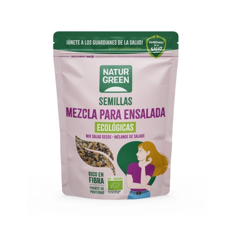 MEZCLA 6 SEMILLAS ENSALADA BIO 450G NATURGREEN