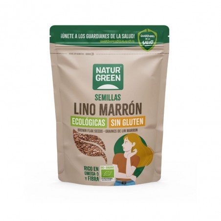 SEMILLAS LINO MARRON BIO 225GR NATURGREEN