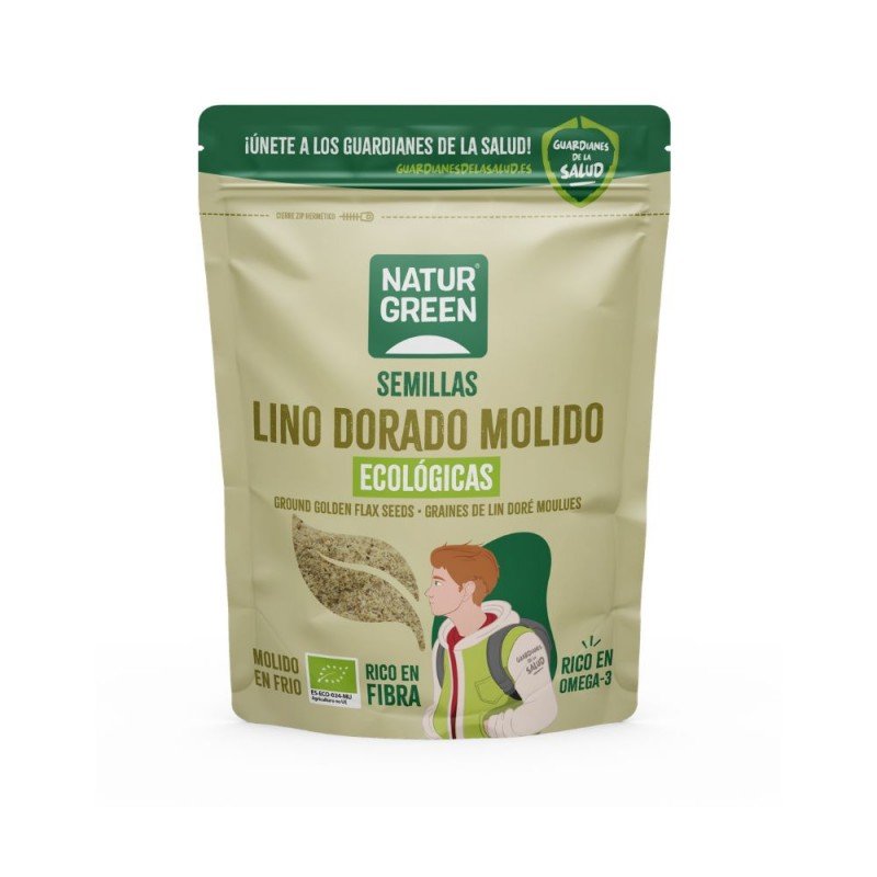SEMILLAS LINO DORADO MOLIDO BIO 150GR NATURGREEN