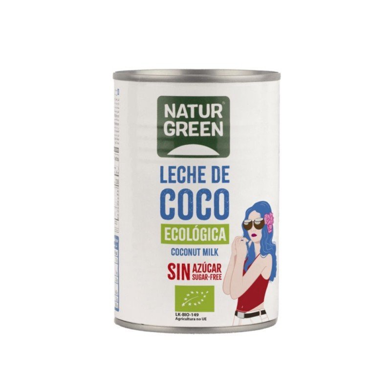 LECHE DE COCO BIO 400G NATURGREEN LECHE DE COCO BIO 400G NATURGREEN