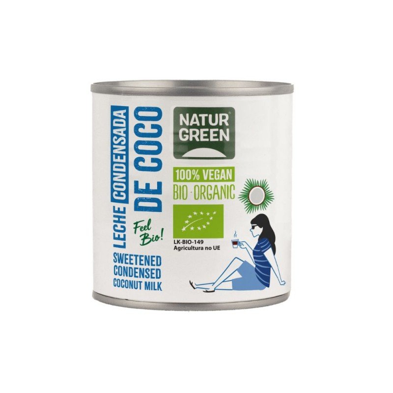 LECHE CONDENSADA DE COCO BIO 210G NATURGREEN LECHE CONDENSADA DE COCO BIO 210G NATURGREEN