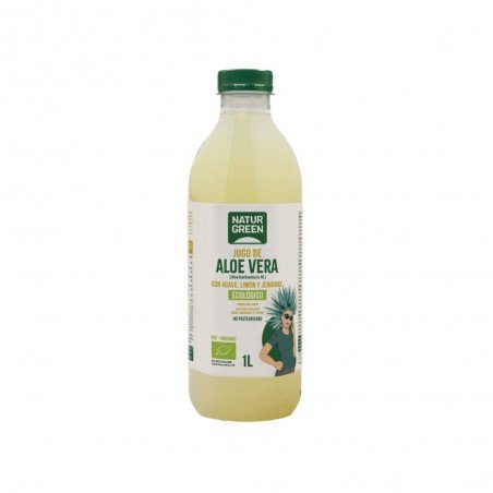 JUGO ALOE VERA BIO 1L AGAVE LIMON JENGI NATURGREEN