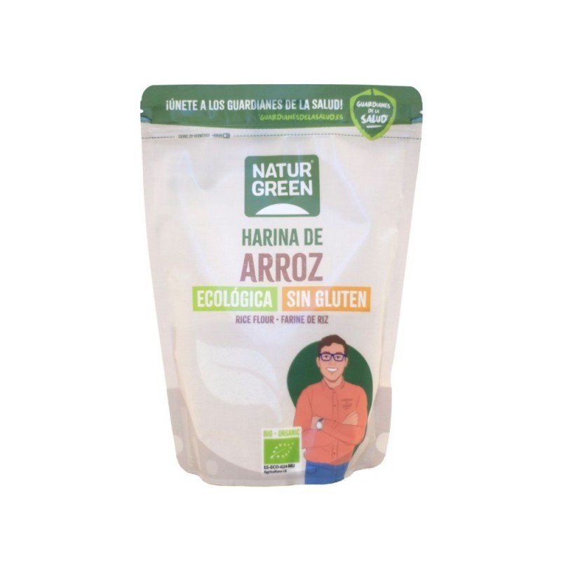 HARINA ARROZ BIO S/GLUTEN 500G NATURGREEN HARINA ARROZ BIO S/GLUTEN 500G NATURGREEN