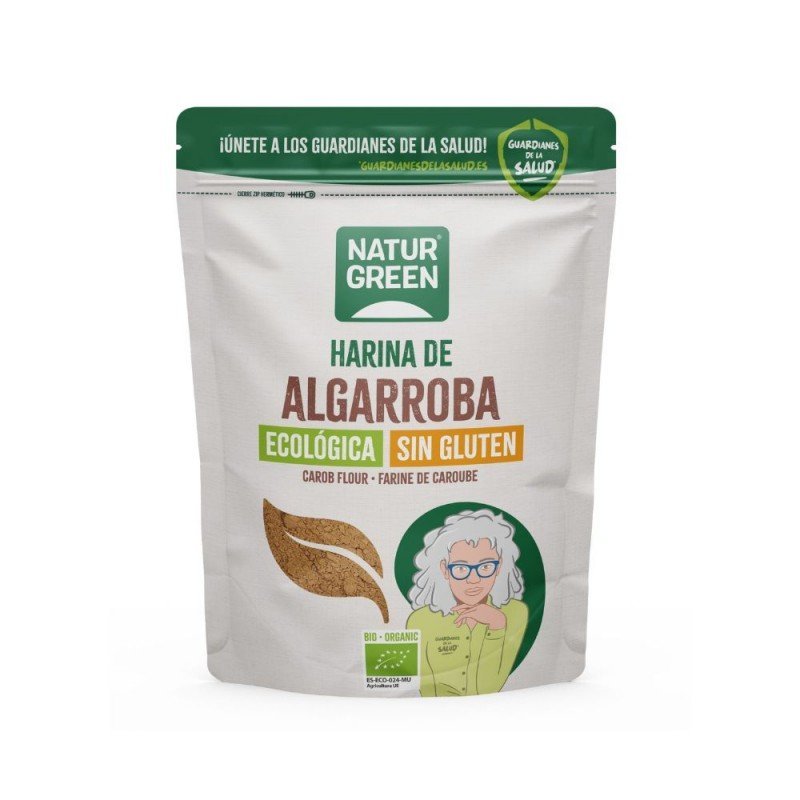 HARINA ALGARROBA SIN GLUTEN BIO 500G NATURGREEN HARINA ALGARROBA SIN GLUTEN BIO 500G NATURGREEN