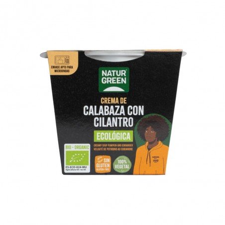 CREMA CALABAZA CILANTRO 310GR. NATURGREEN