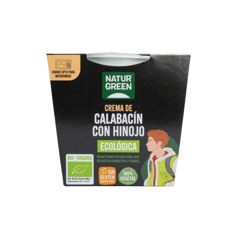 CREMA CALABACIN AL HINOJO 310GR NATURGREEN CREMA CALABACIN AL HINOJO 310GR NATURGREEN