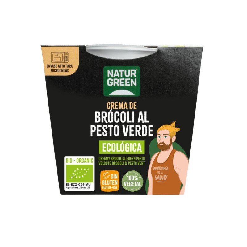 CREMA BROCOLI AL PESTO VERDE 310GR NATURGREEN